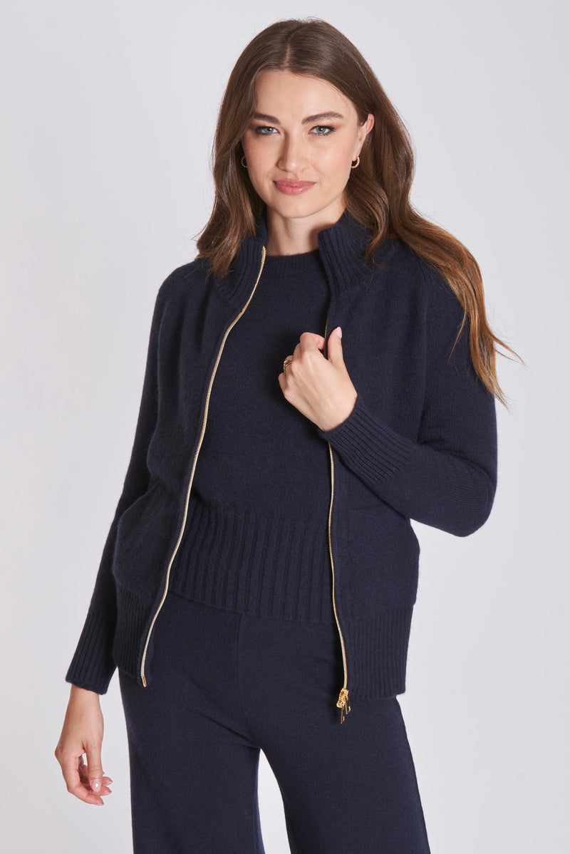 CASHMERE CARDIGAN-SCURO