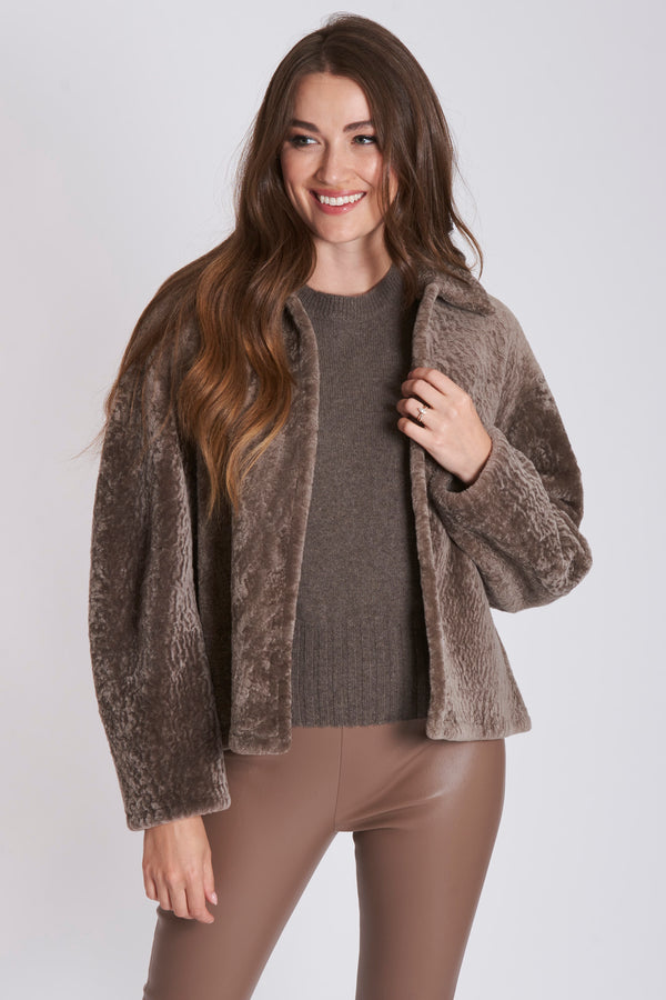 NAPPA JACKET - TAUPE