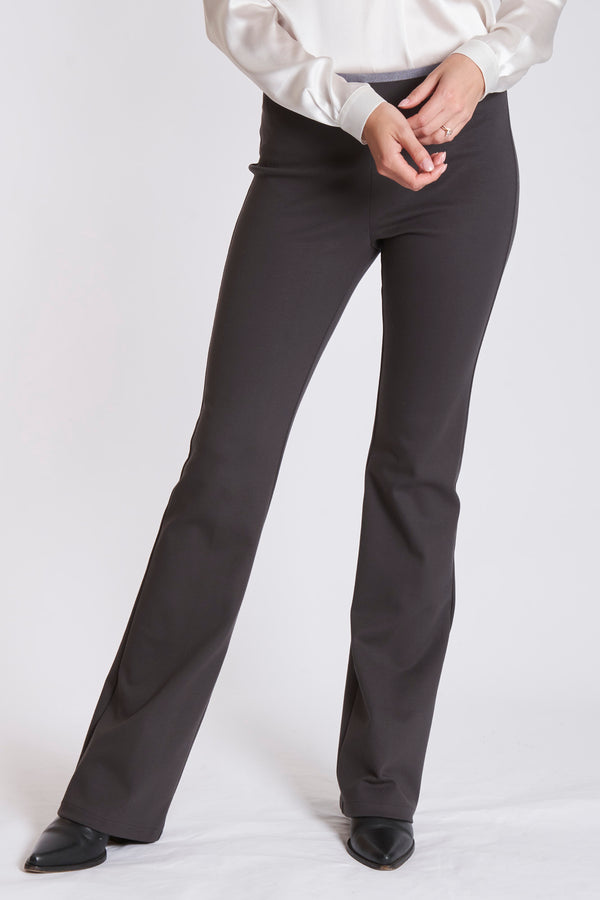 FLARE TROUSERS-GREY