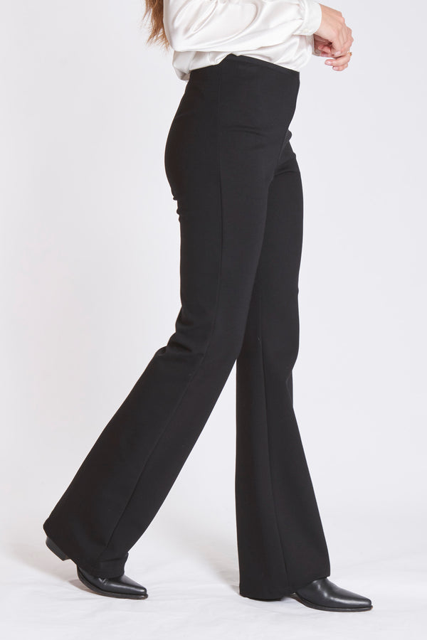 FLARE TROUSERS-BLACK