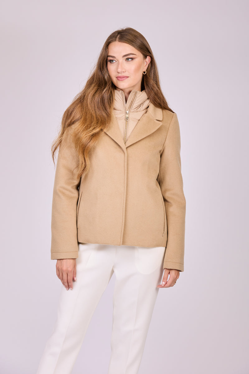 PADDED JACKET WITH HOOD-CORDA