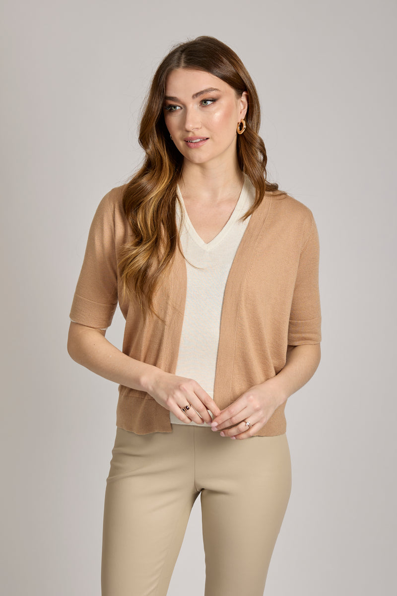 CARDIGAN V NECK - DESERTO