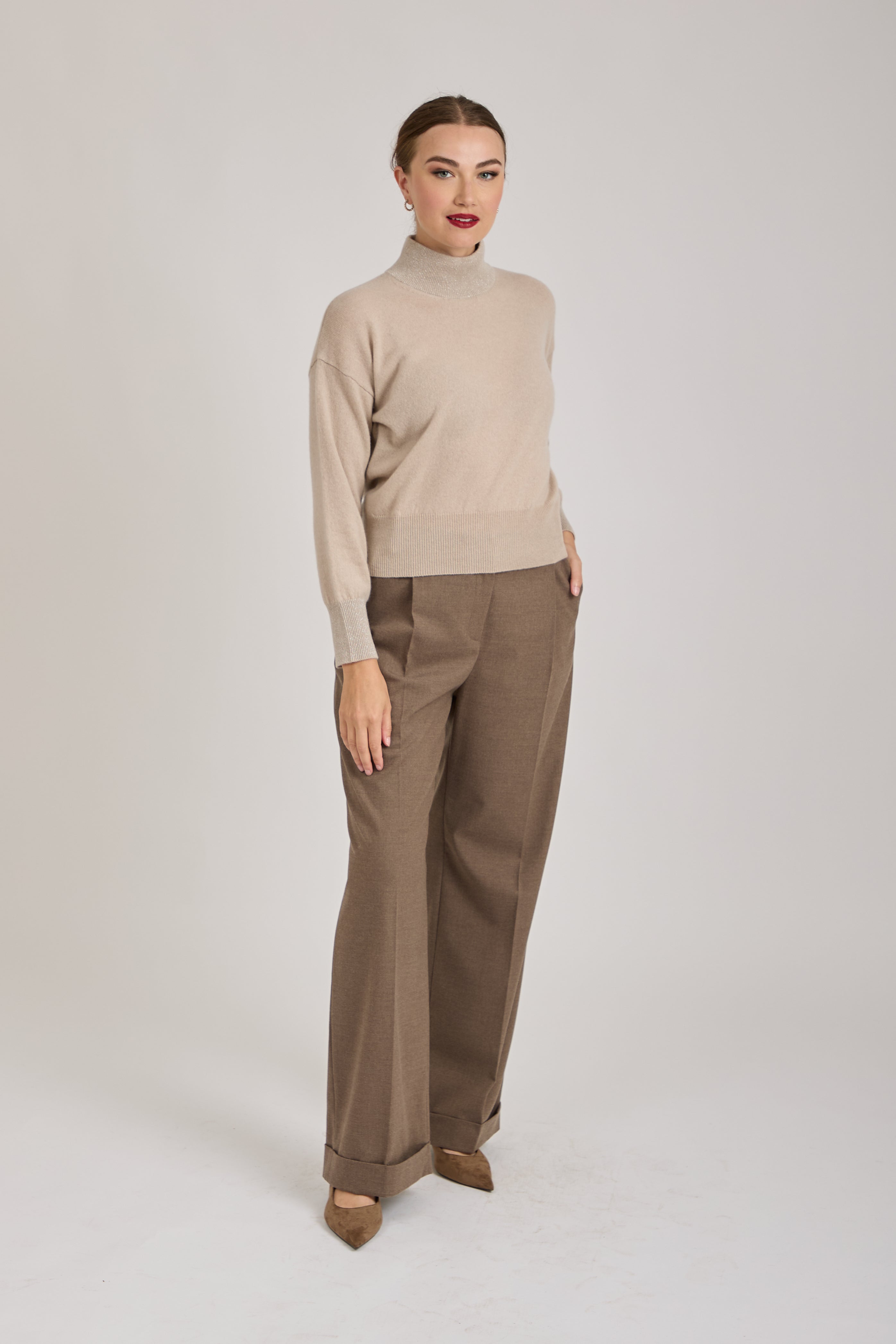 TURTLE NECK JUMPER -SABIA