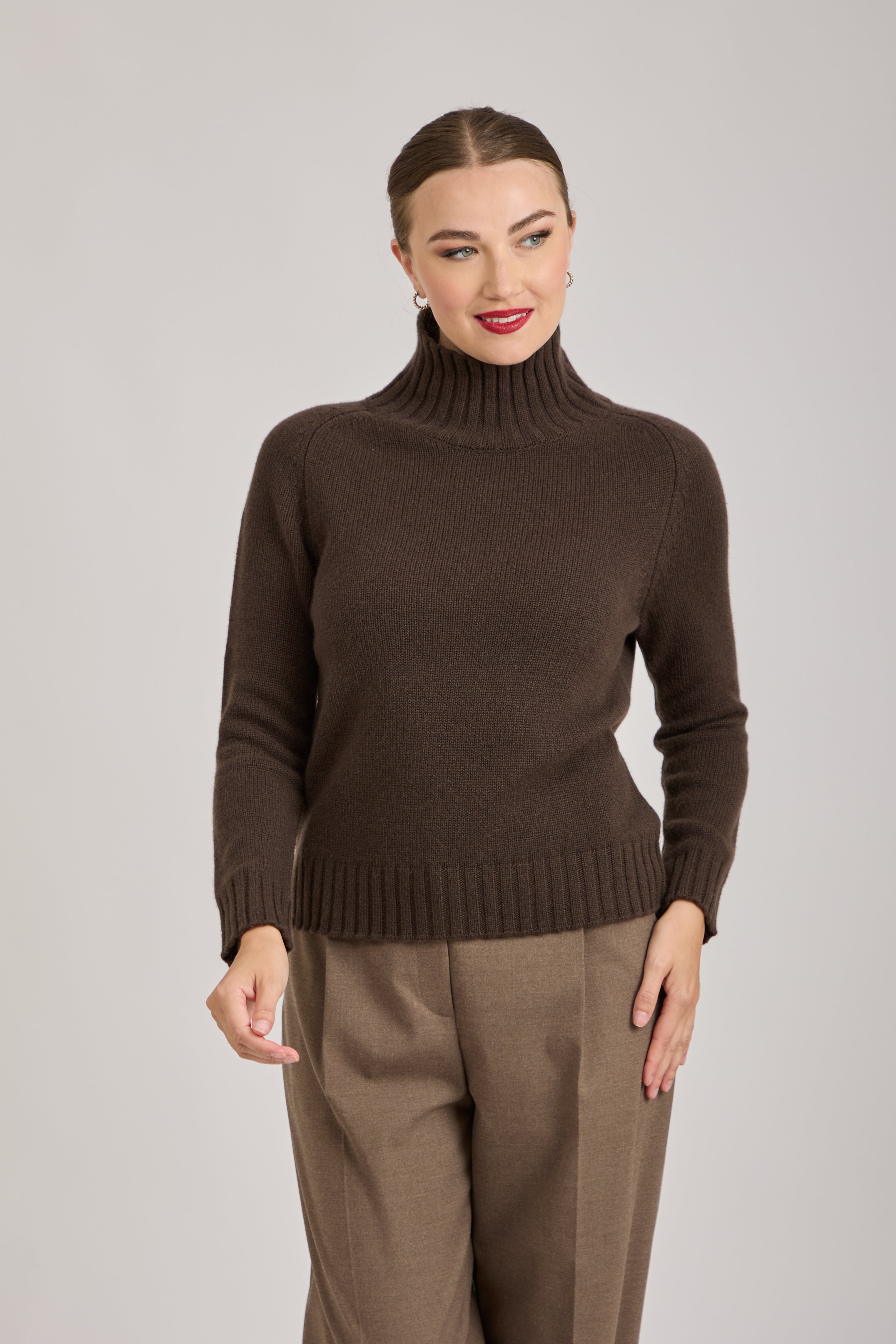 TURTLE NECK JUMPER-FONDENTE