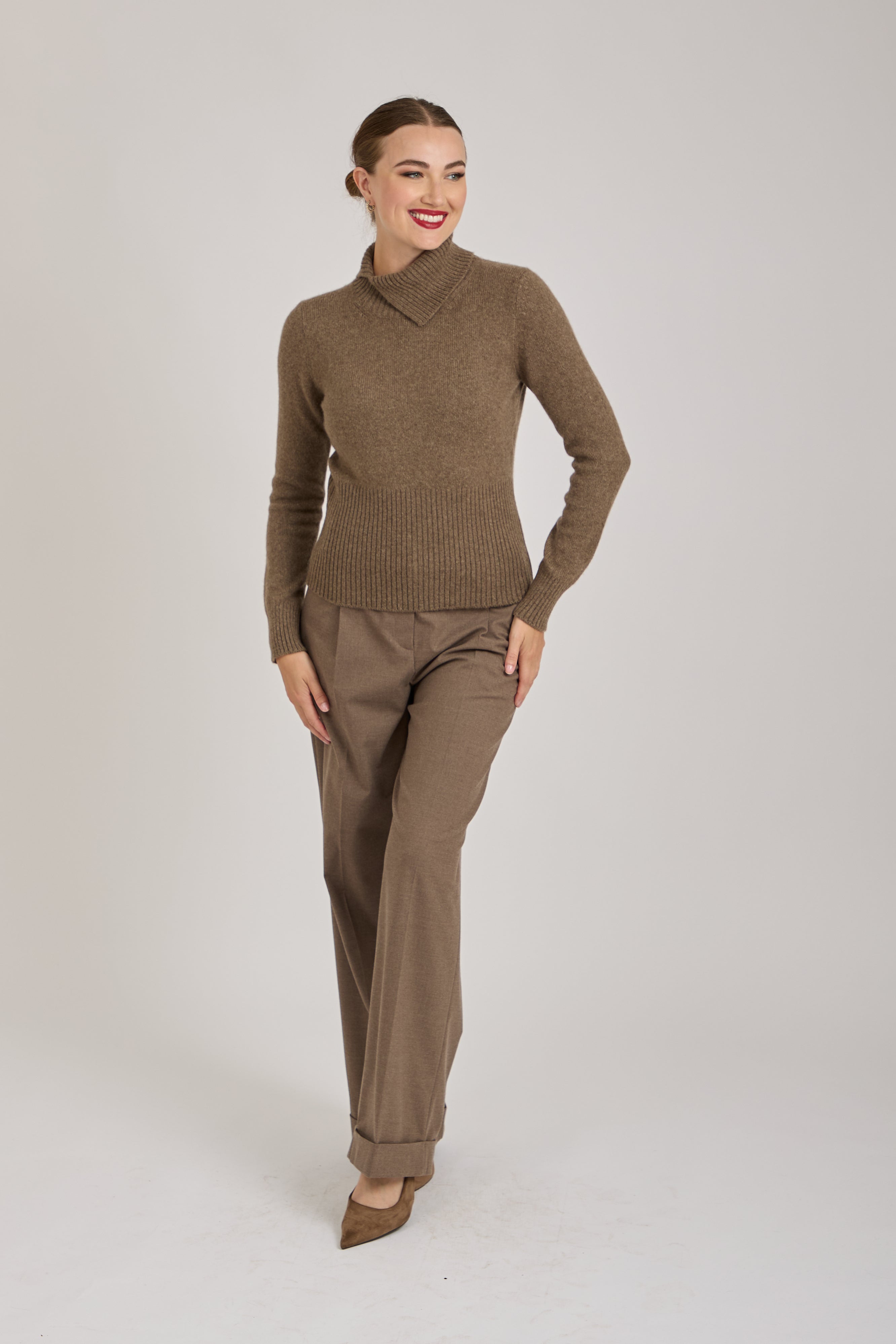 FLARE TROUSERS-FANGO
