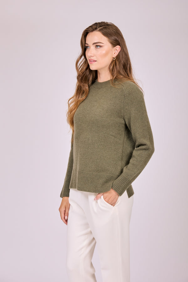 CREW NECK JUMPER - VEGETAL