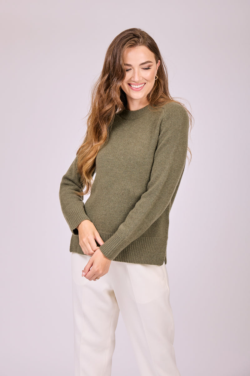 CREW NECK JUMPER - VEGETAL