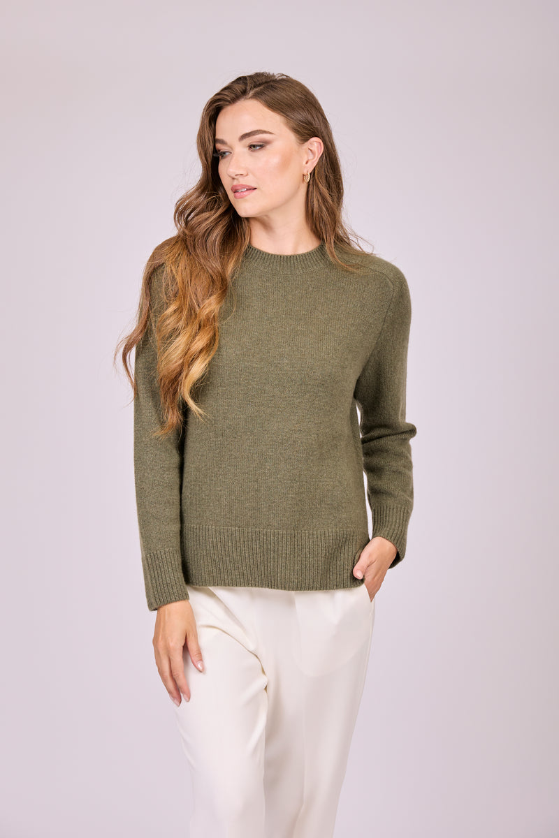 CREW NECK JUMPER - VEGETAL