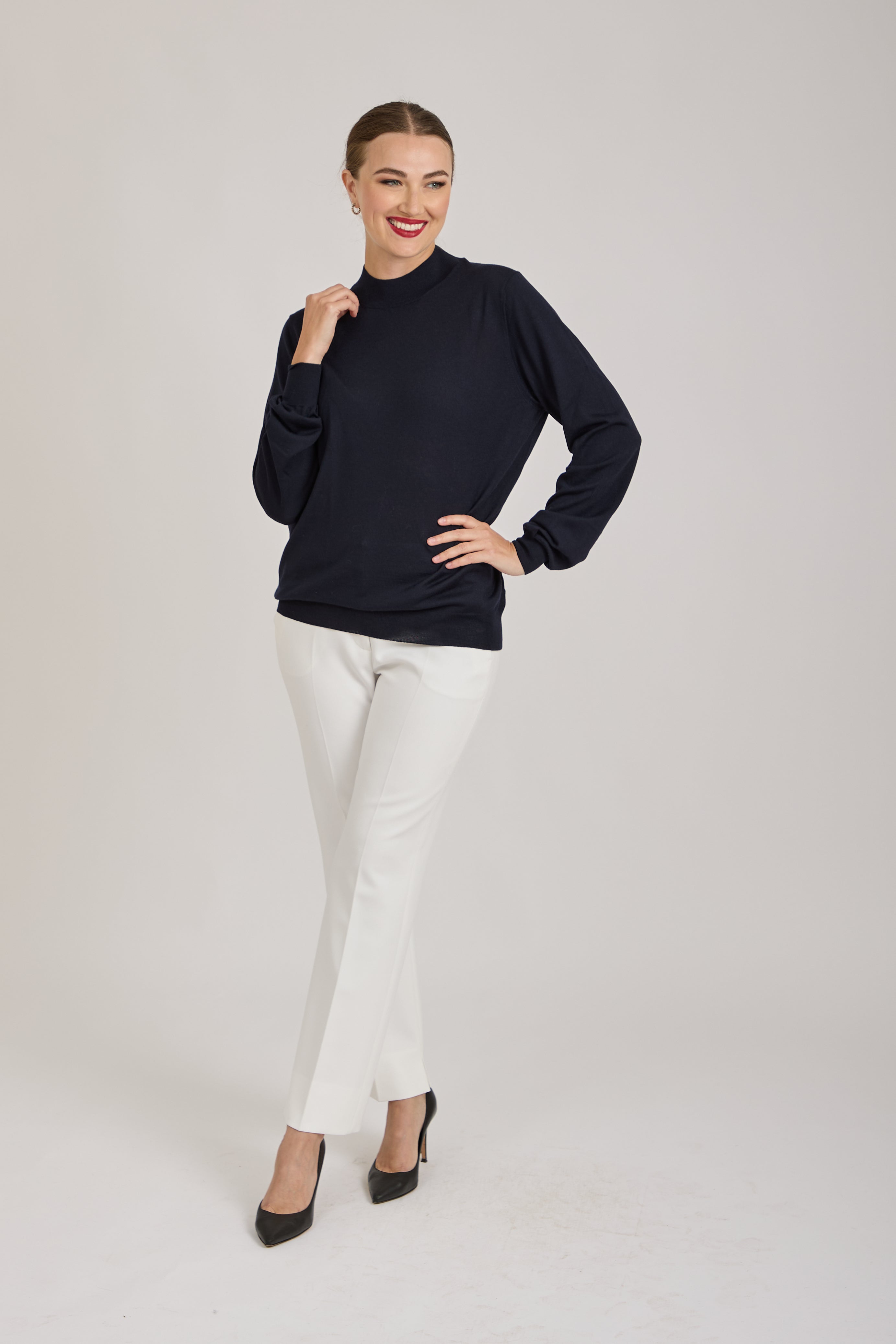 TROUSERS- WHITE