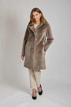 SHEARLING COAT-GHIAIA