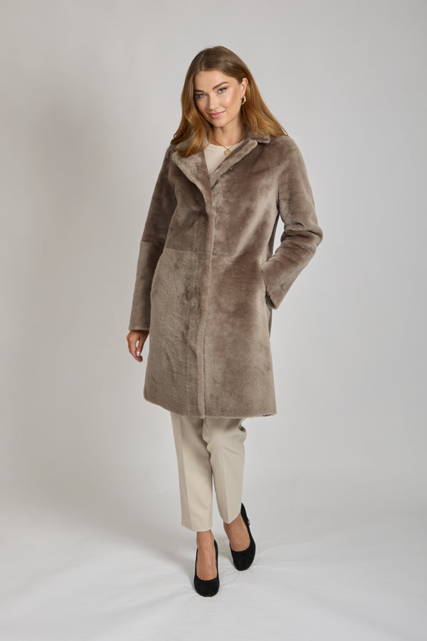 SHEARLING COAT-GHIAIA