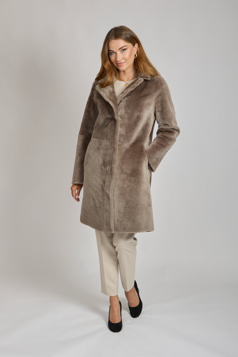 SHEARLING COAT-GHIAIA