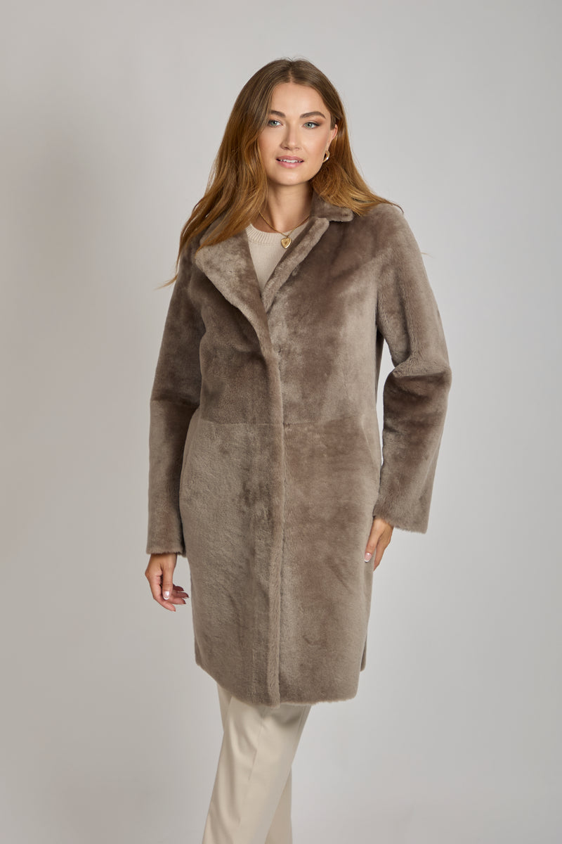 SHEARLING COAT-GHIAIA