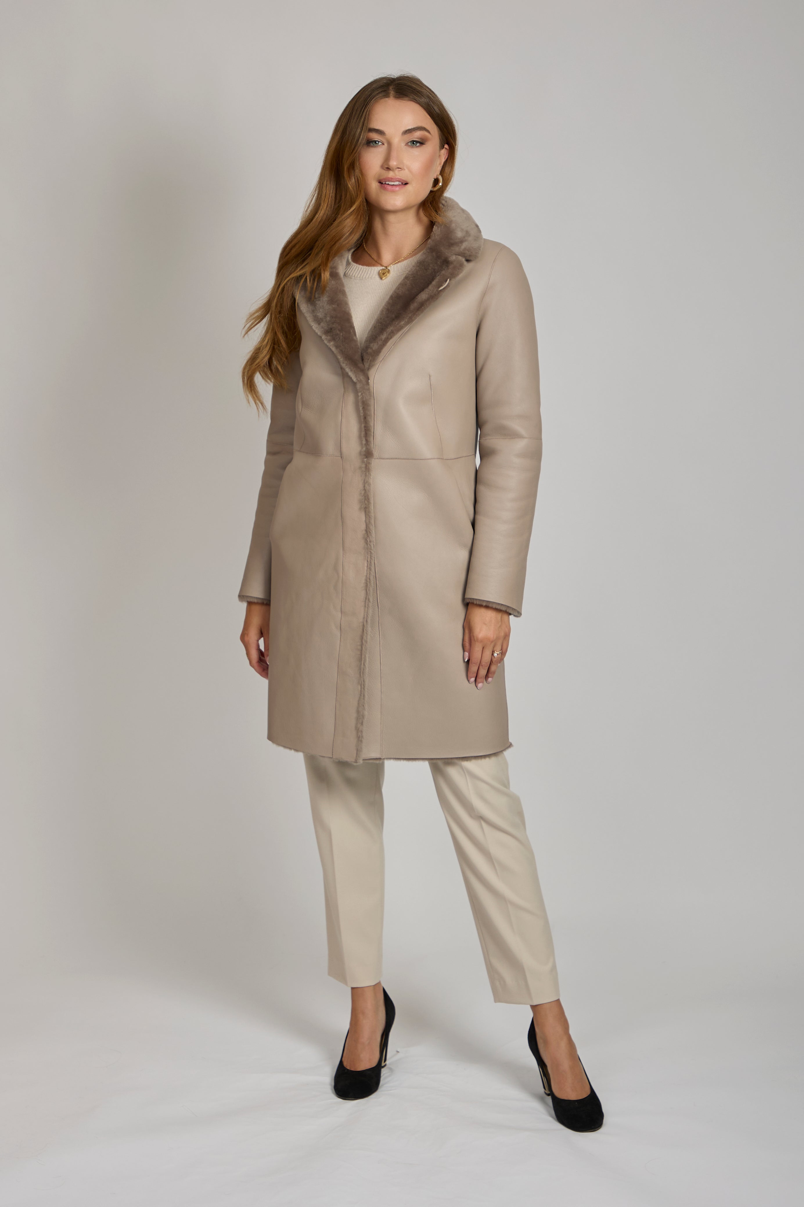 SHEARLING COAT-GHIAIA