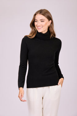 JUMPER OVERSIZE COLLAR - BLACK