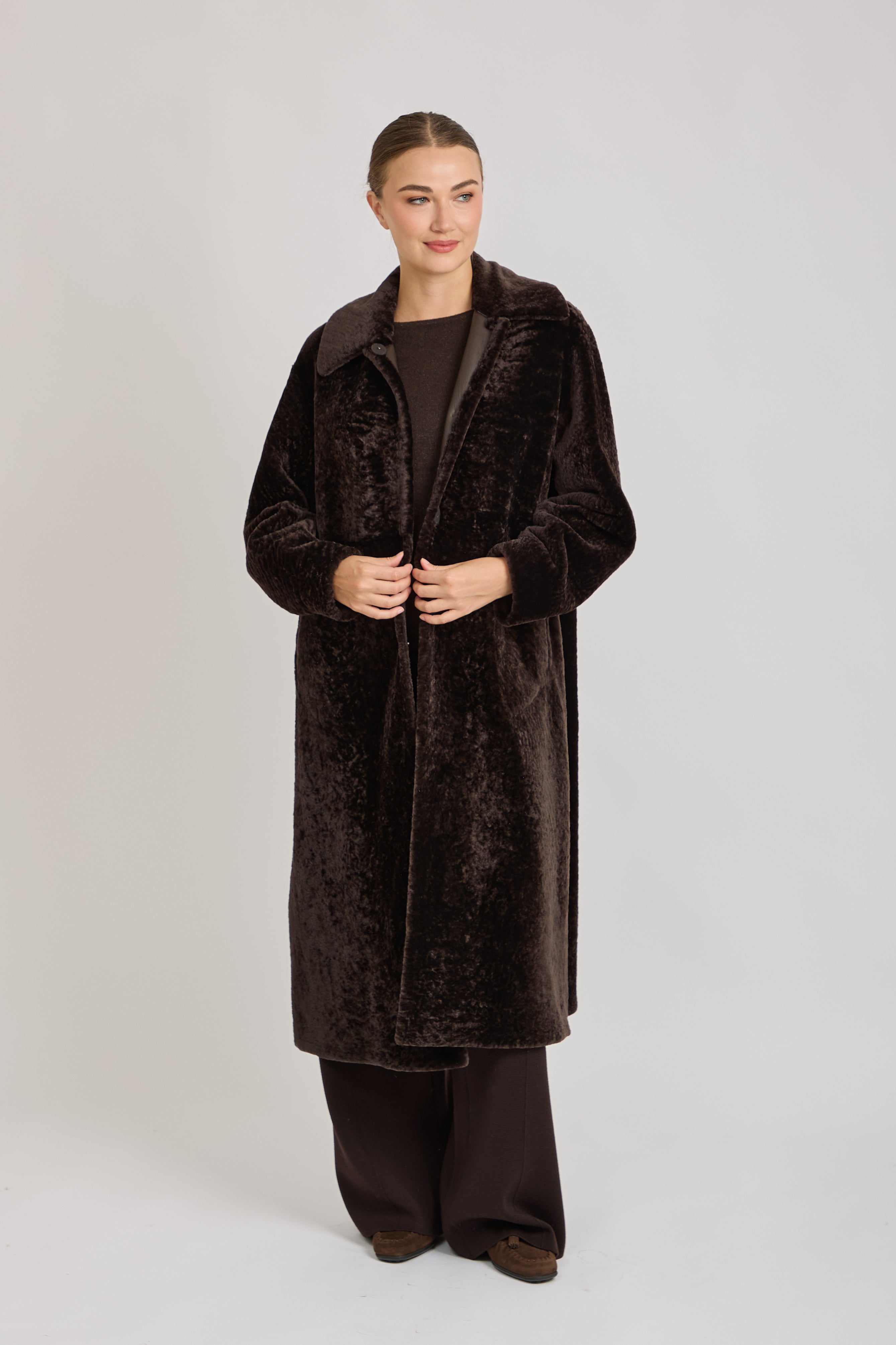 SHEARLING COAT-CARRUBA