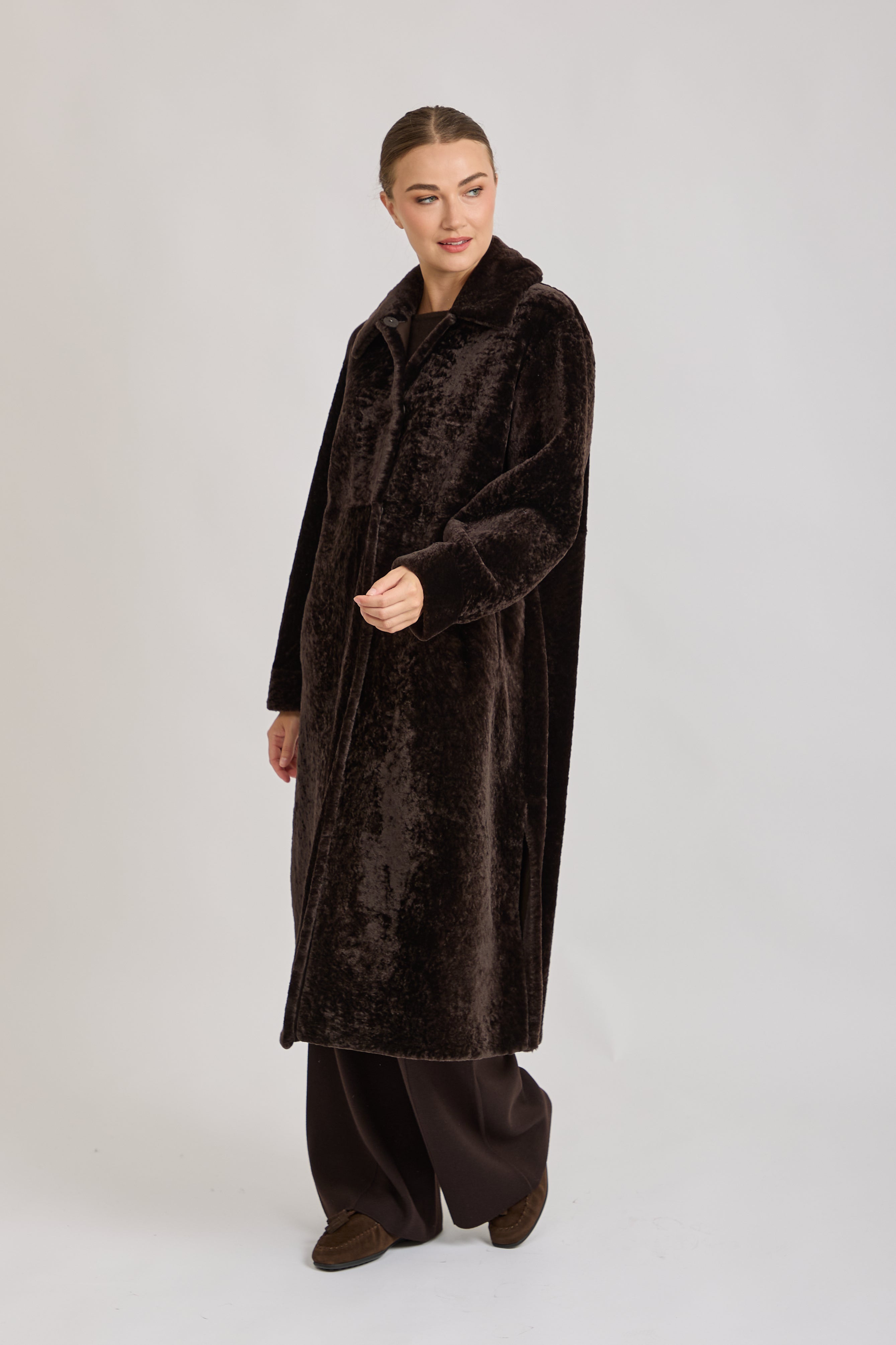 SHEARLING COAT-CARRUBA