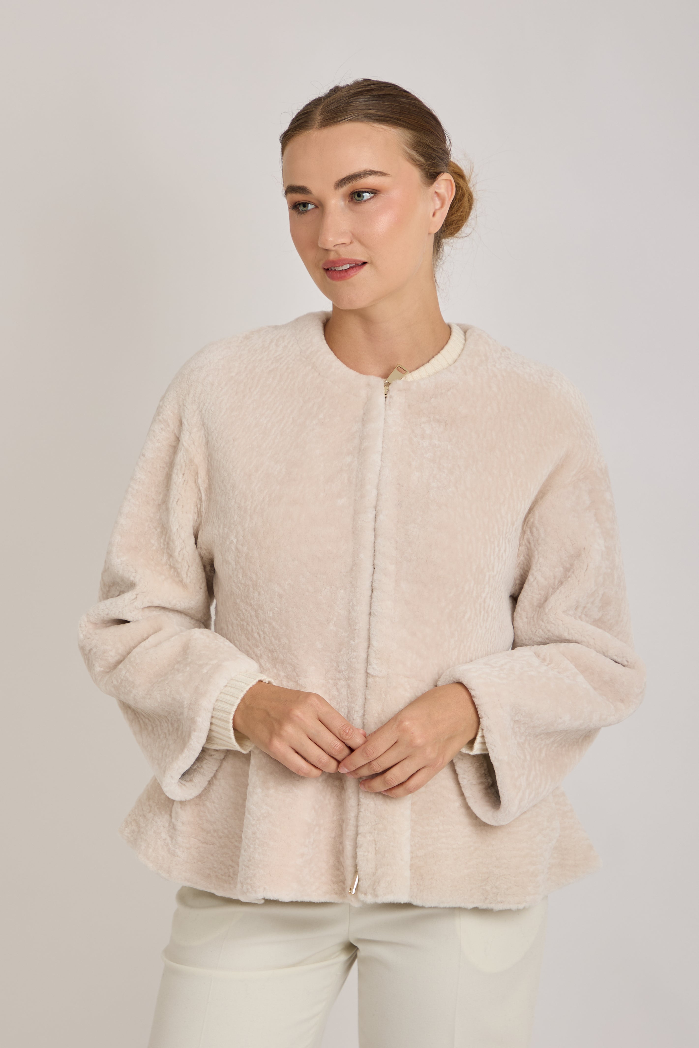 SHEARLING JACKET-ANGORA