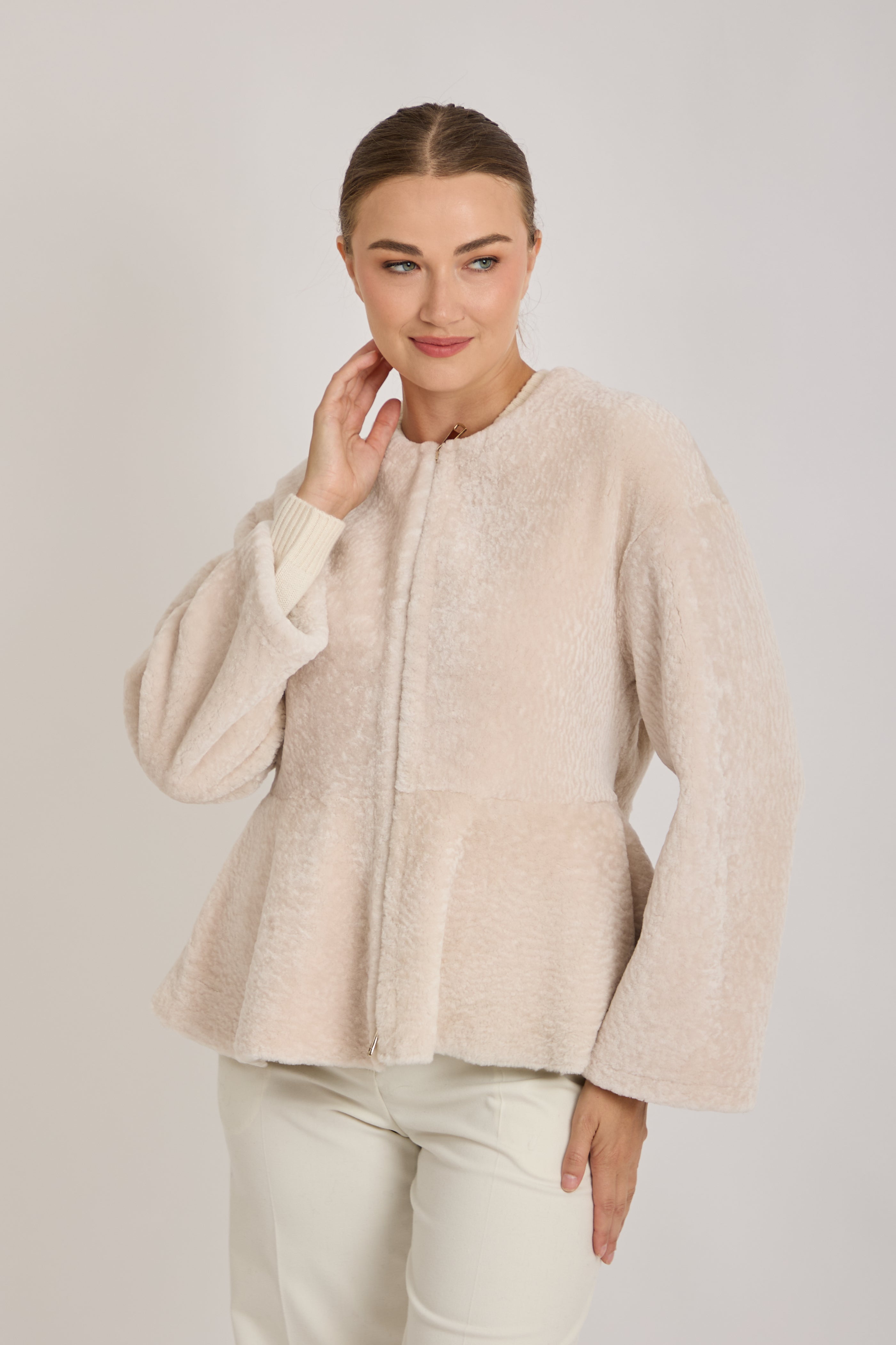 SHEARLING JACKET-ANGORA