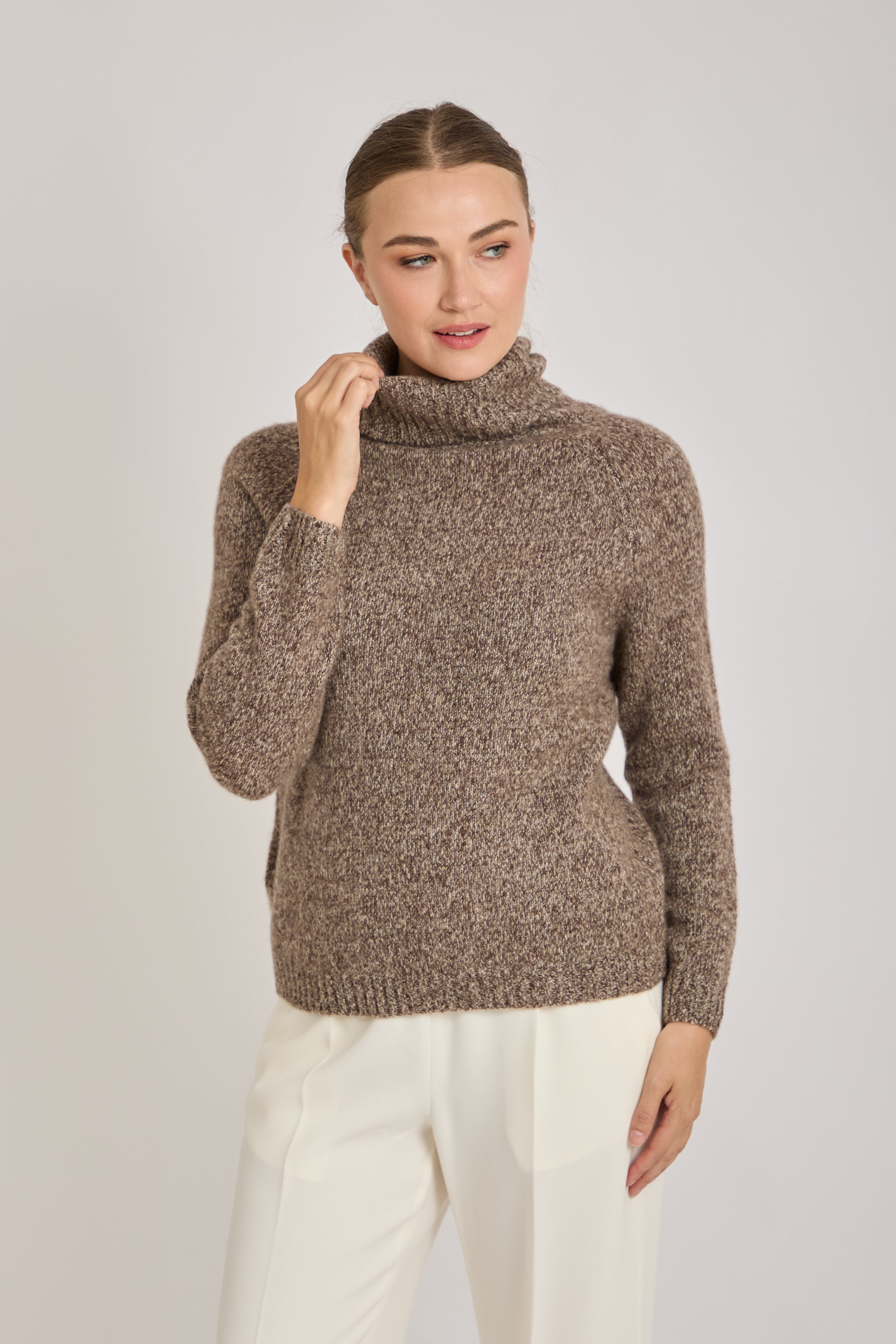 CASHMERE TURTLE- BROWN