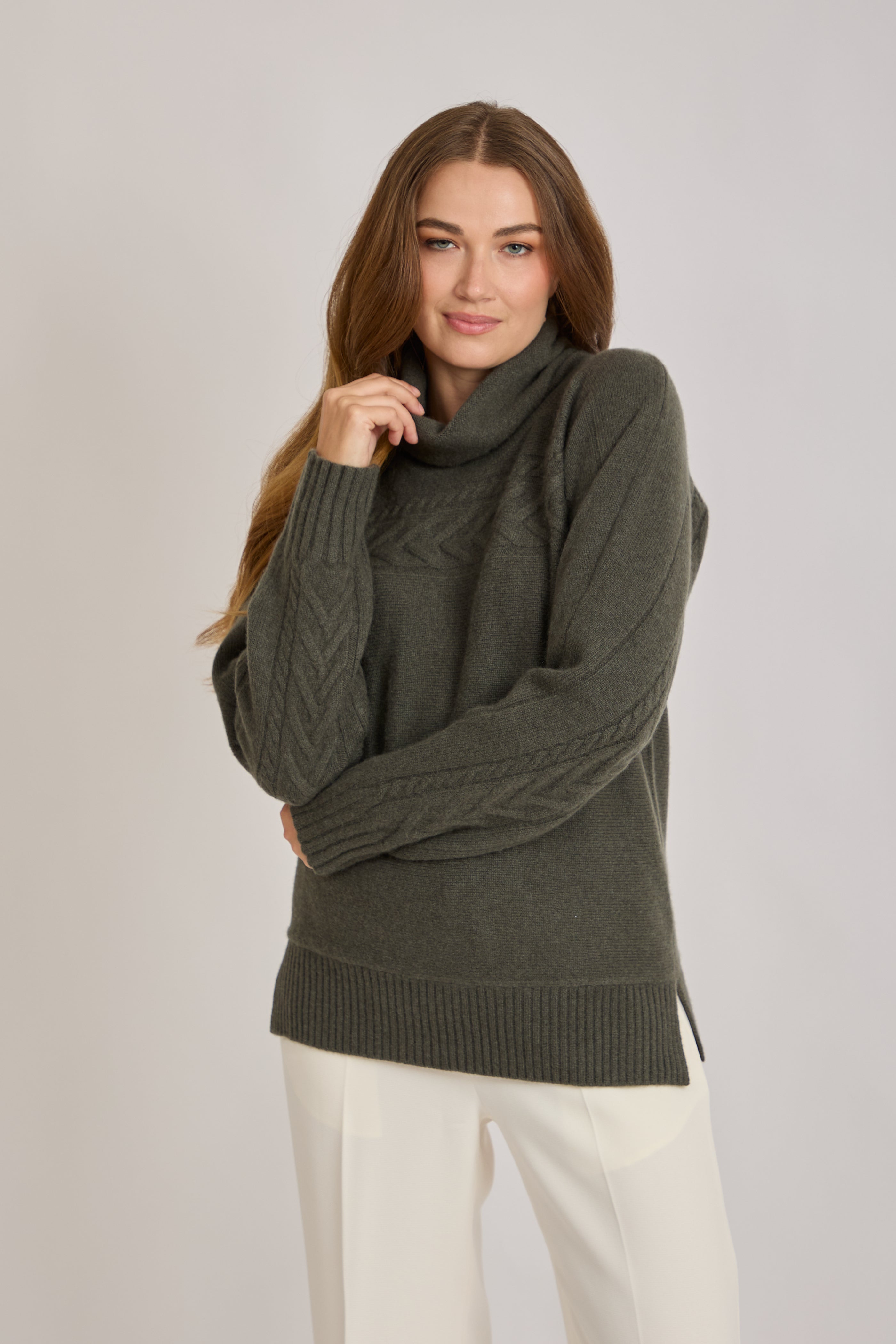 HIGH NECK JUMPER- MUSCHIO