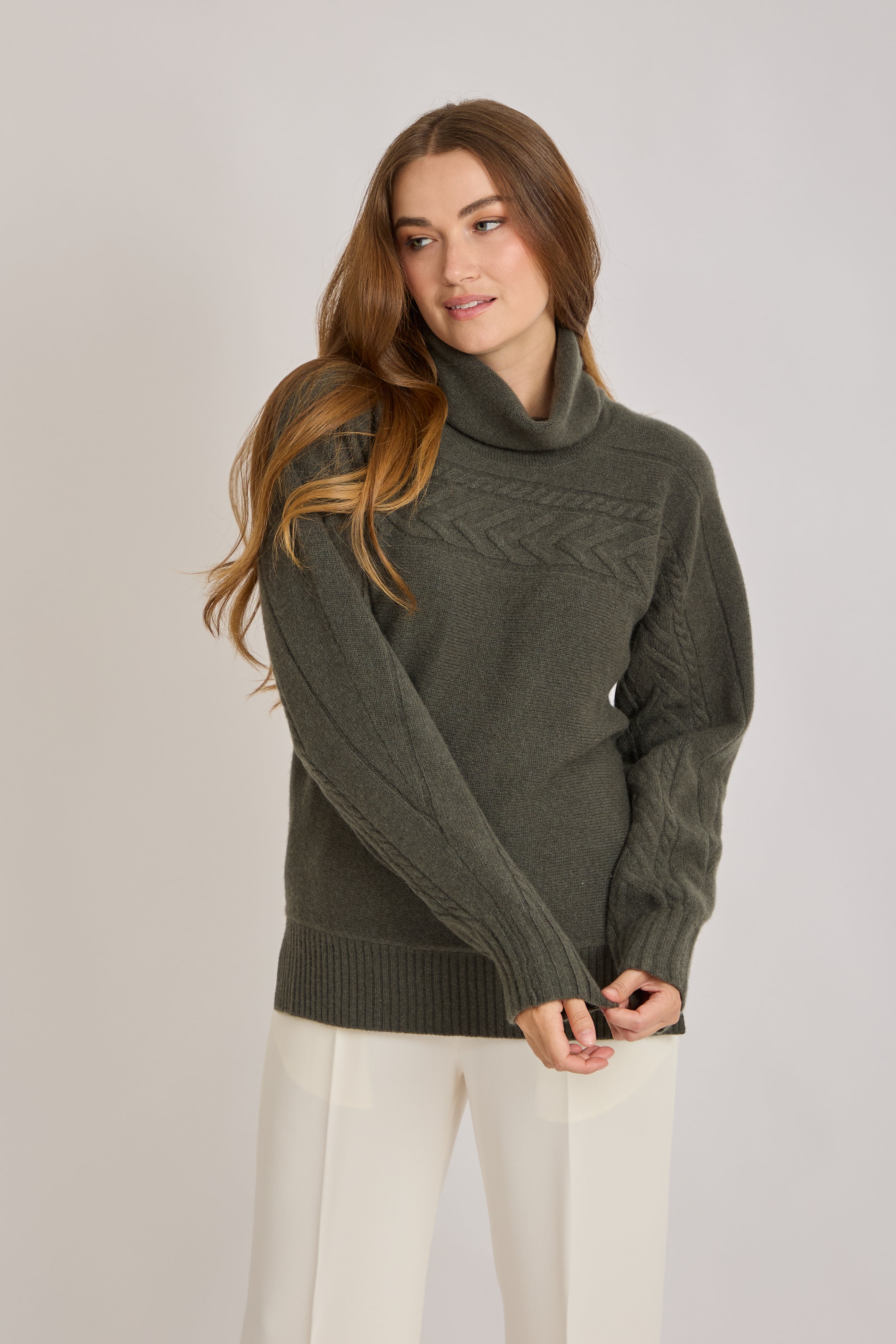 HIGH NECK JUMPER- MUSCHIO