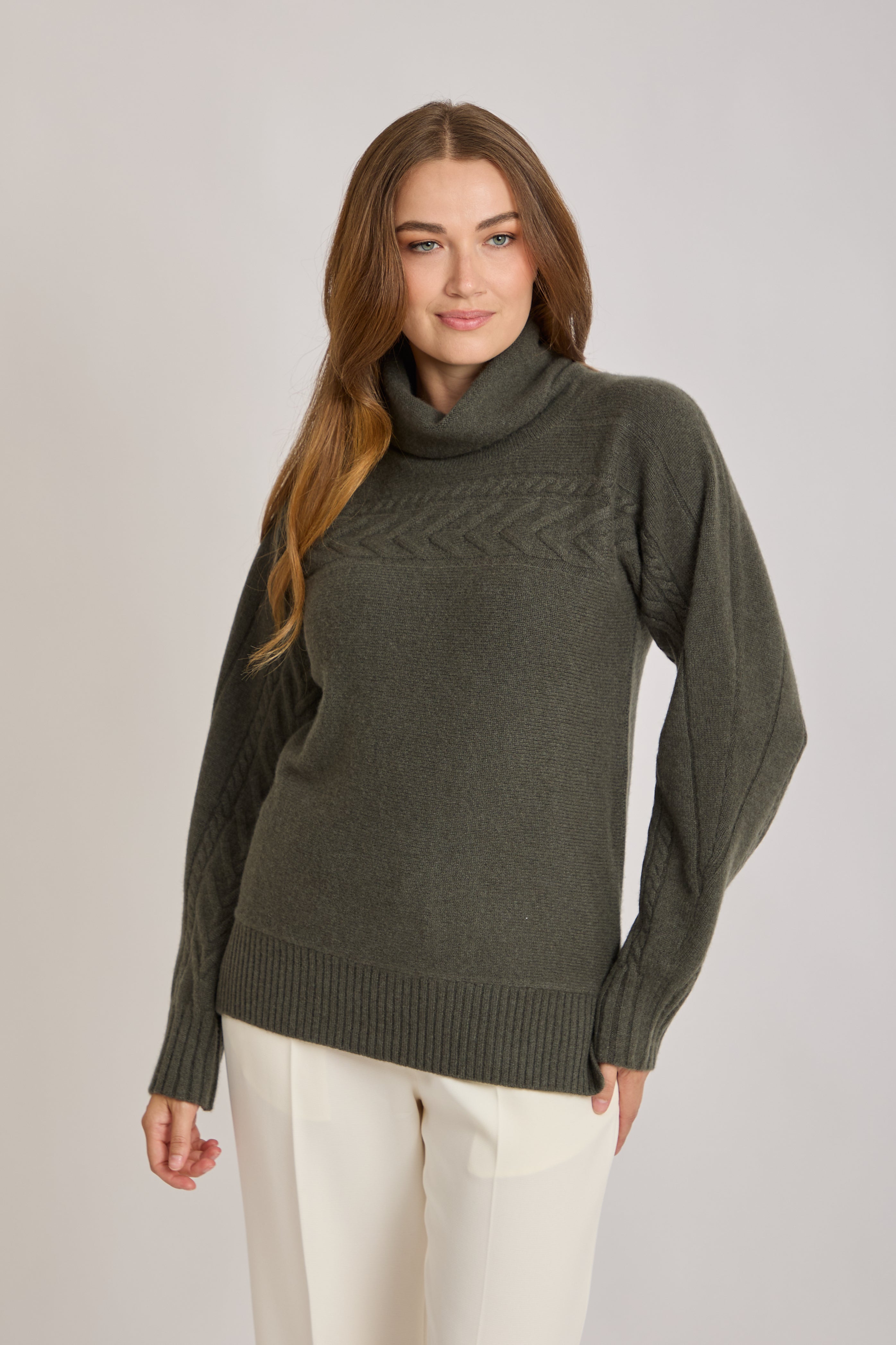 HIGH NECK JUMPER- MUSCHIO