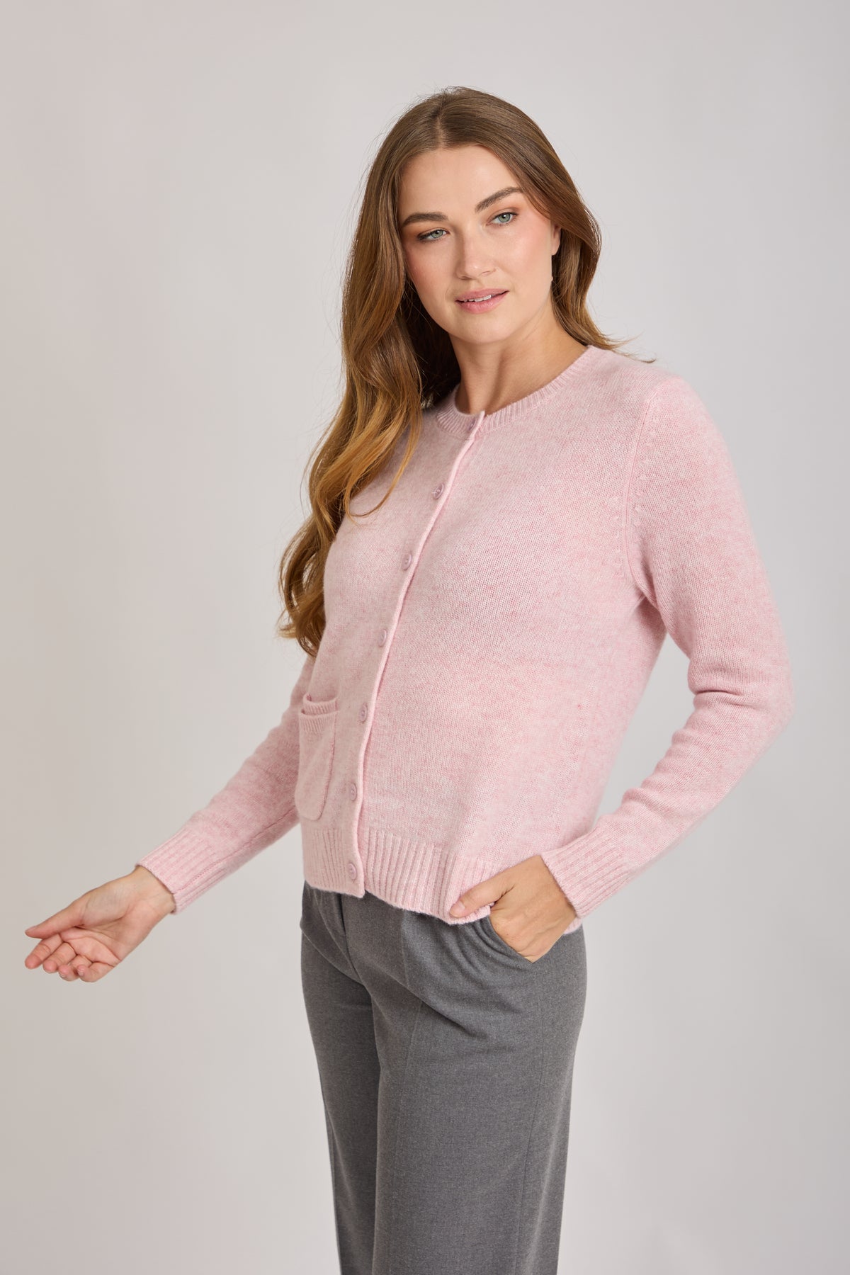 CASHMERE CARDIGAN-SAKURA