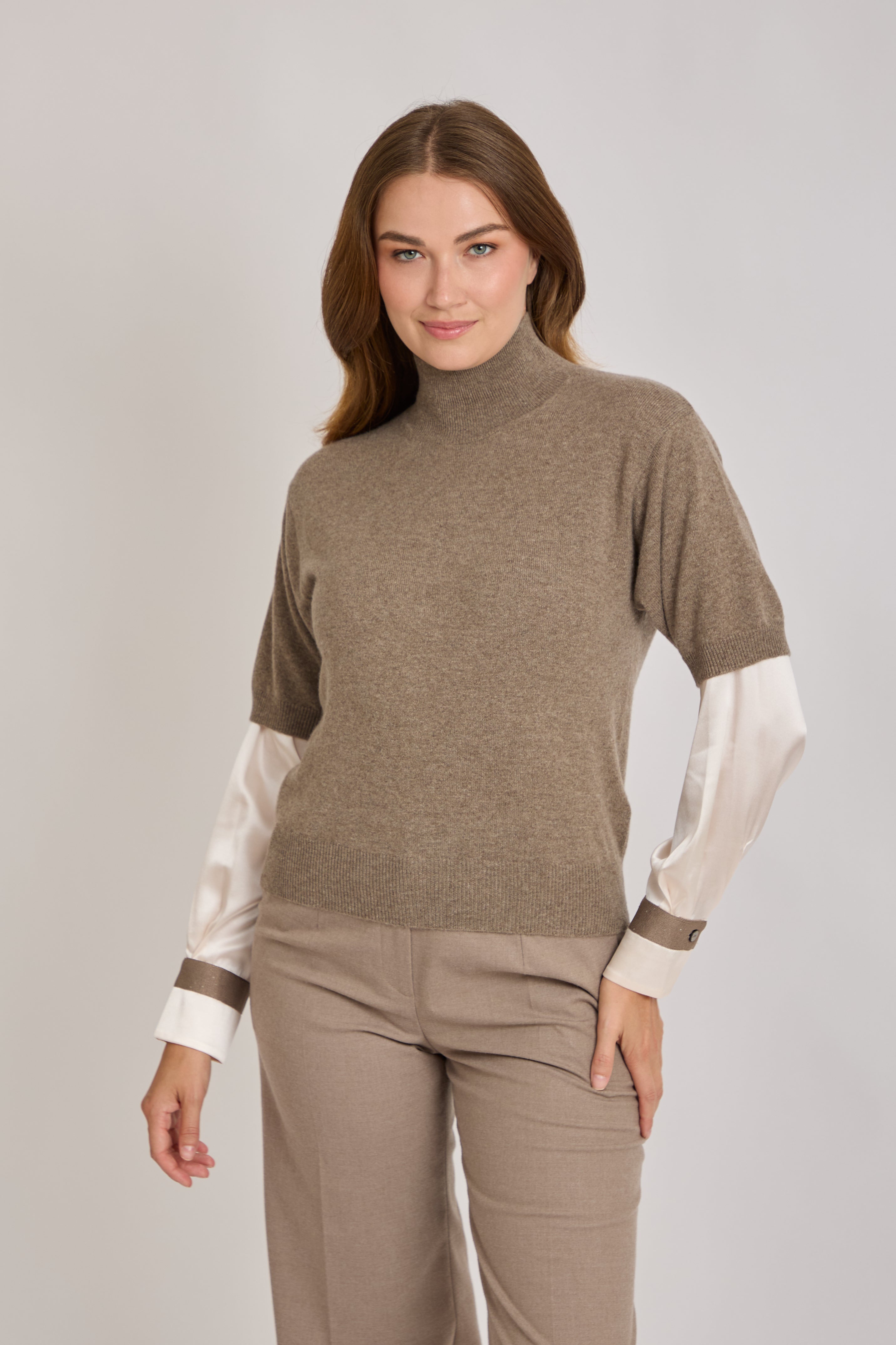 HIGH NECK JUMPER- NOCCOILA