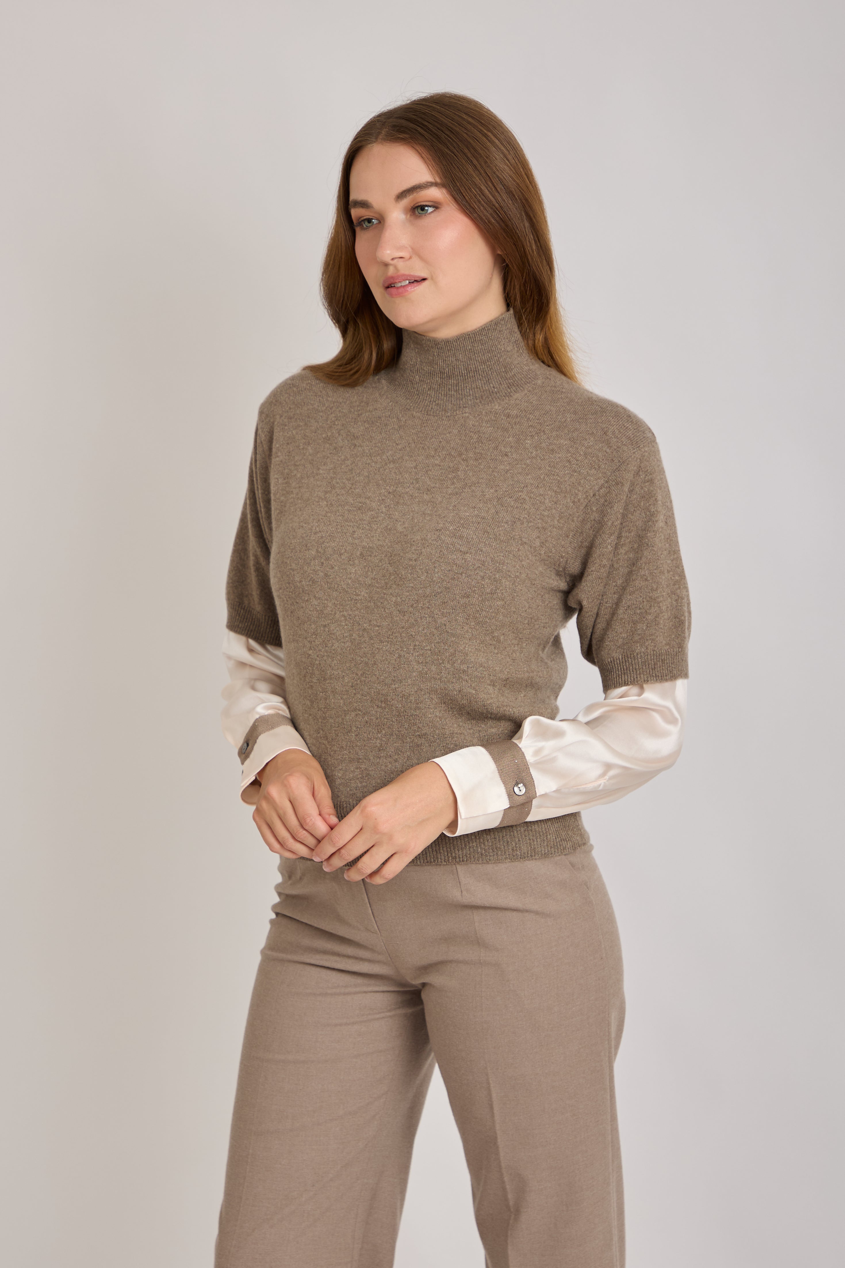 HIGH NECK JUMPER- NOCCOILA