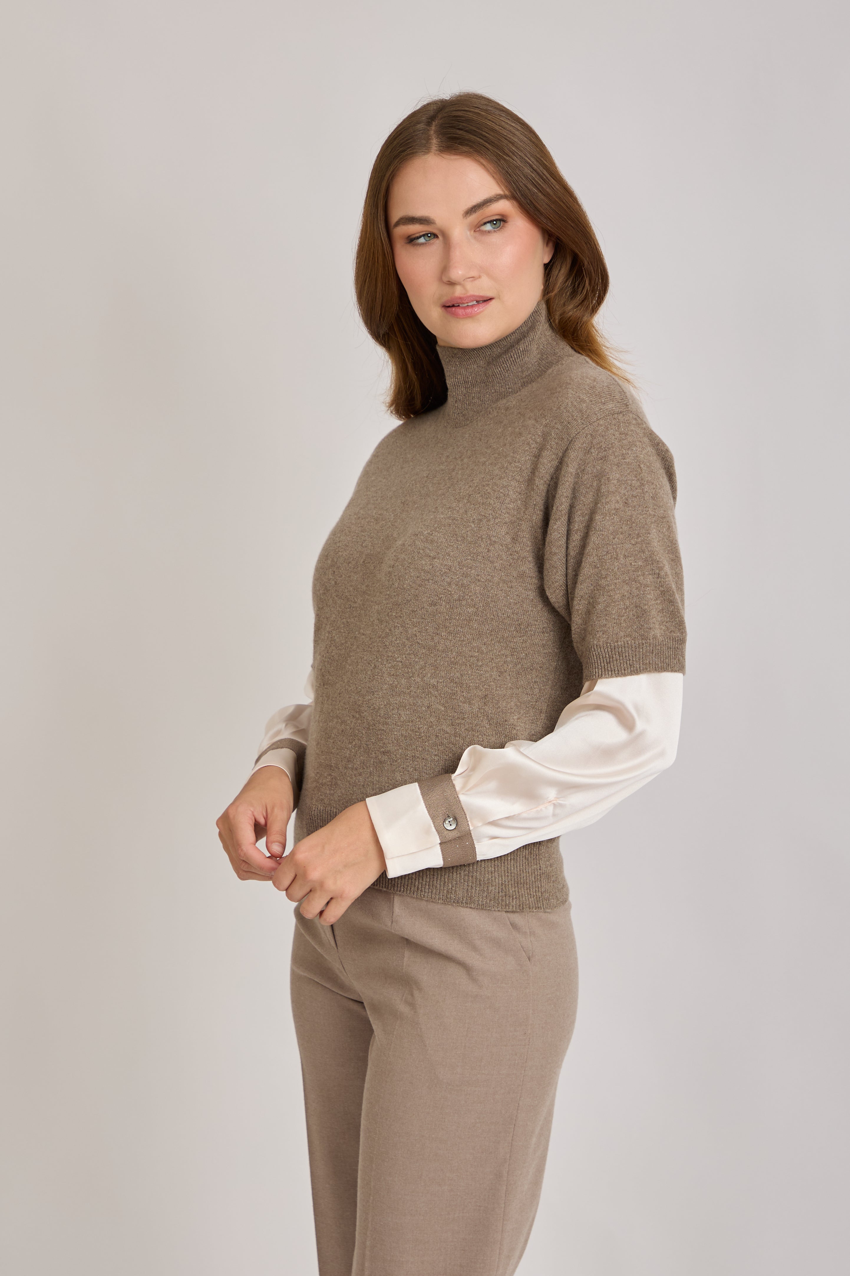 HIGH NECK JUMPER- NOCCOILA