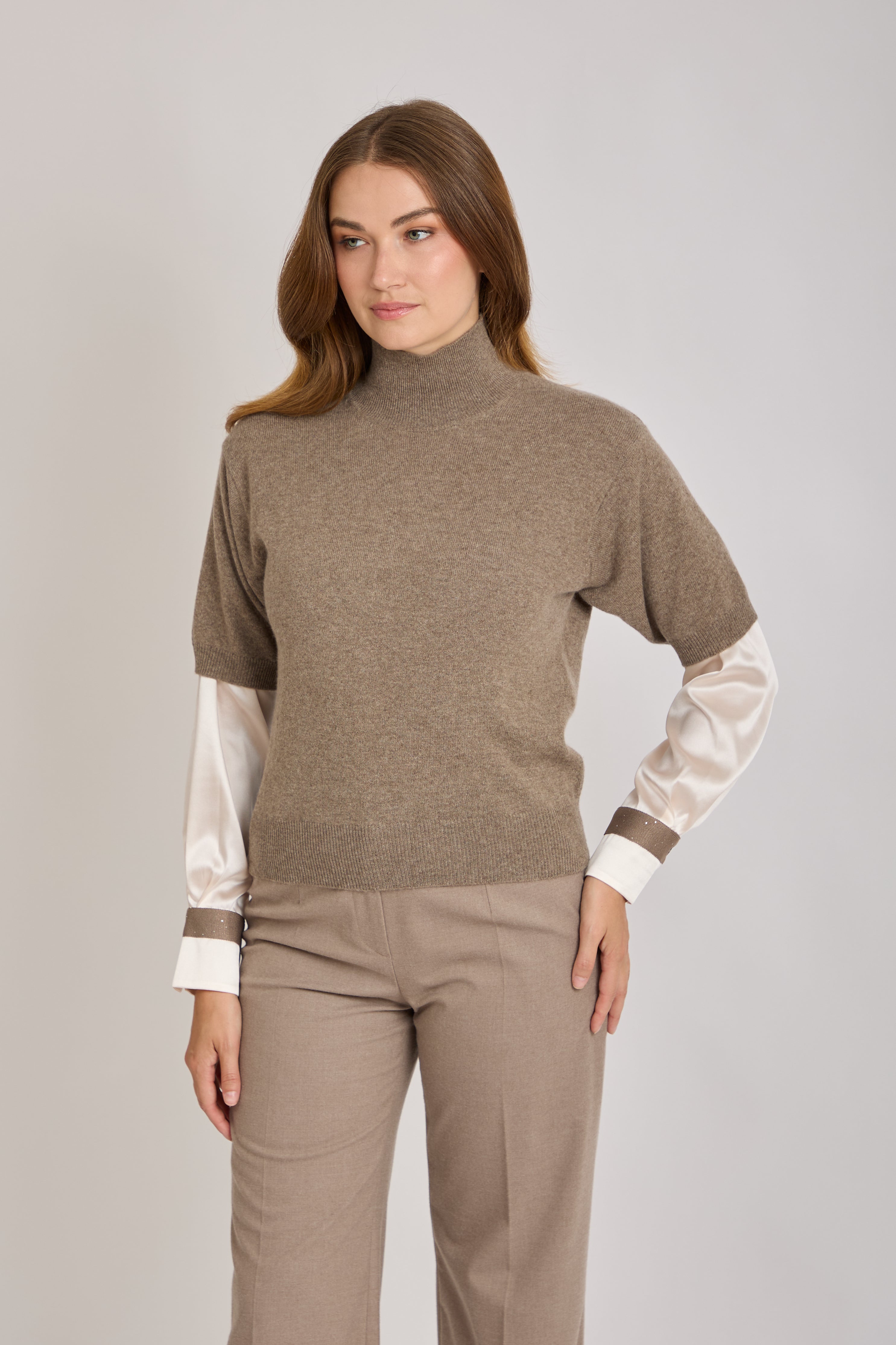HIGH NECK JUMPER- NOCCOILA