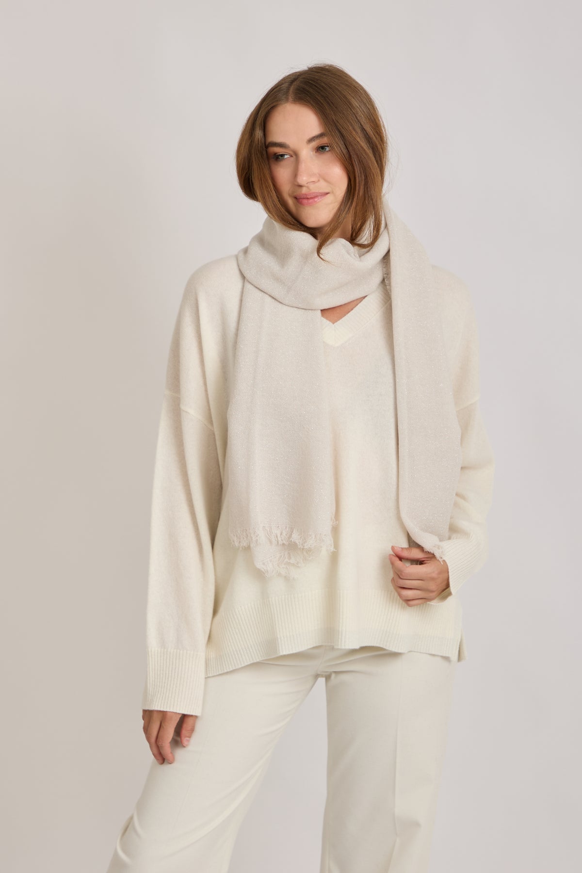 SCARF-BEIGE