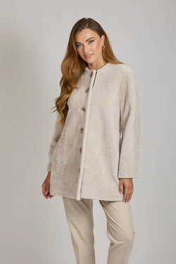 SHEARLING COAT-ANGORA