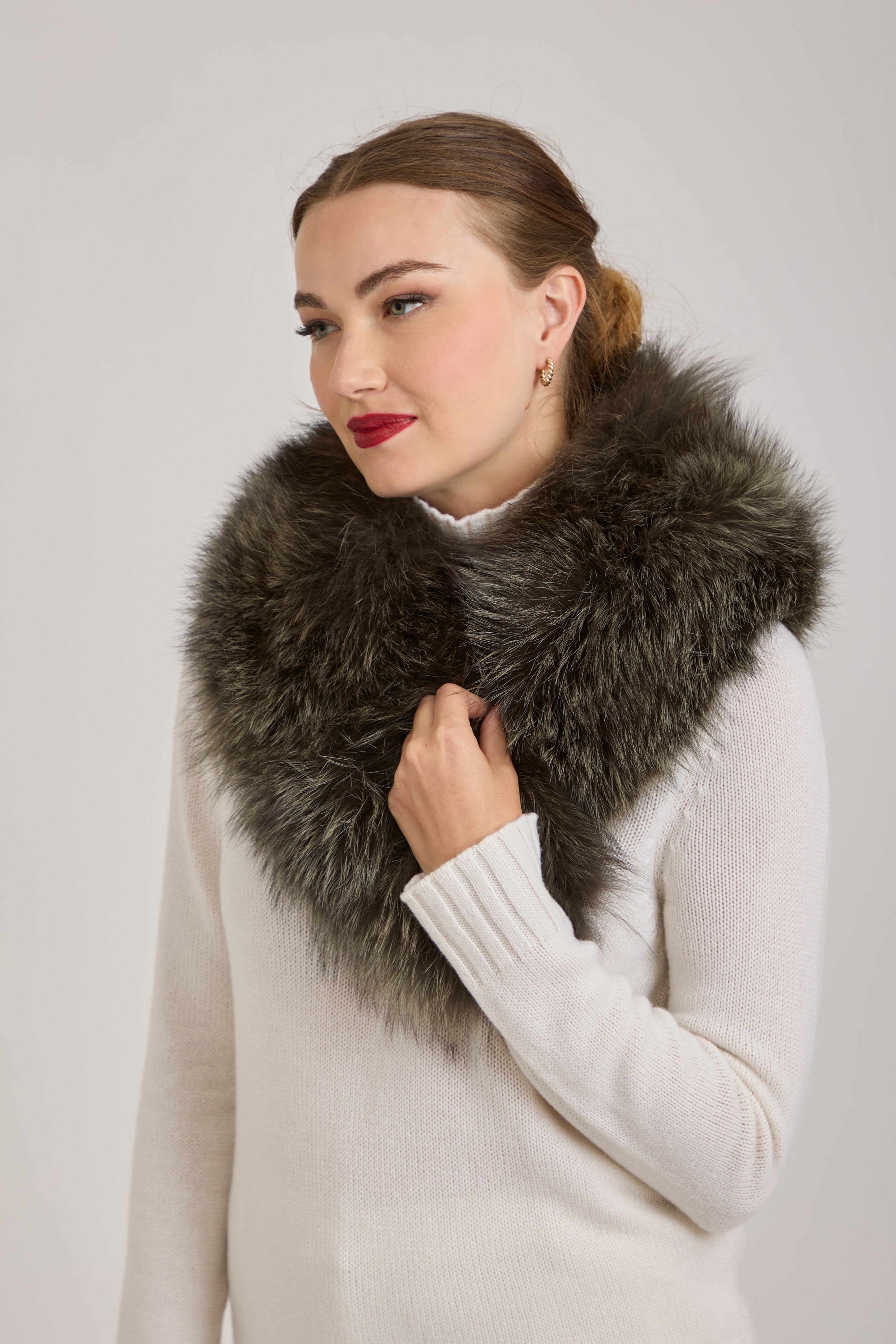 FOX COLLAR-KAKI