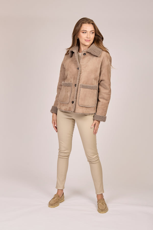 SHEARLING JACKET-GHIAIA