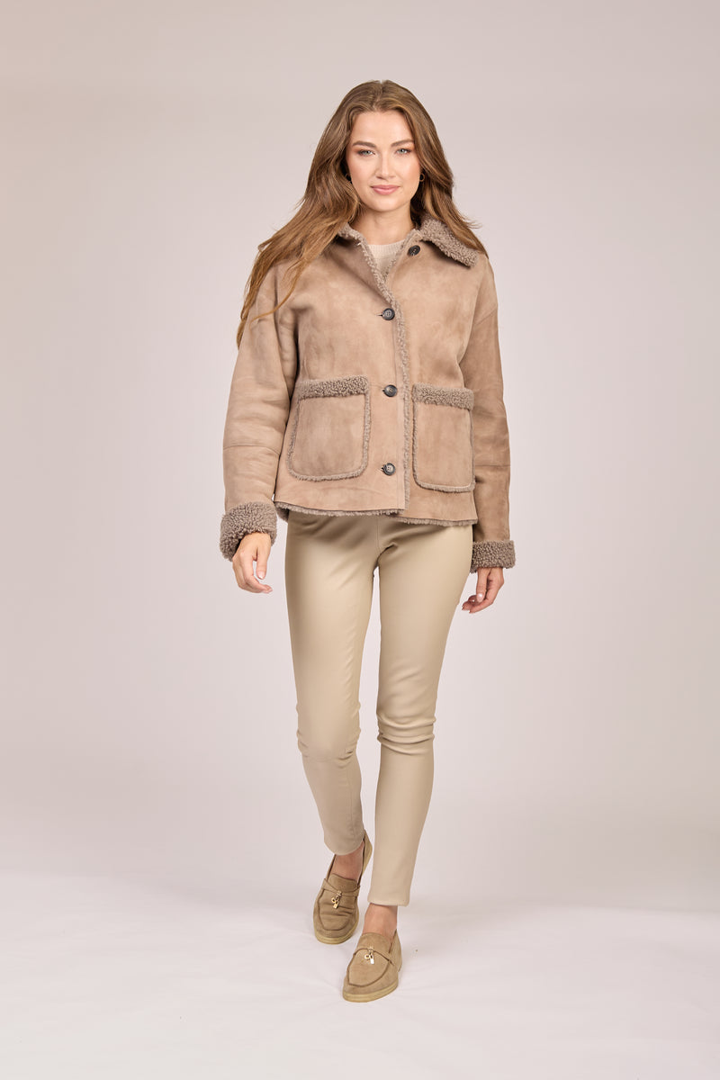 SHEARLING JACKET-GHIAIA