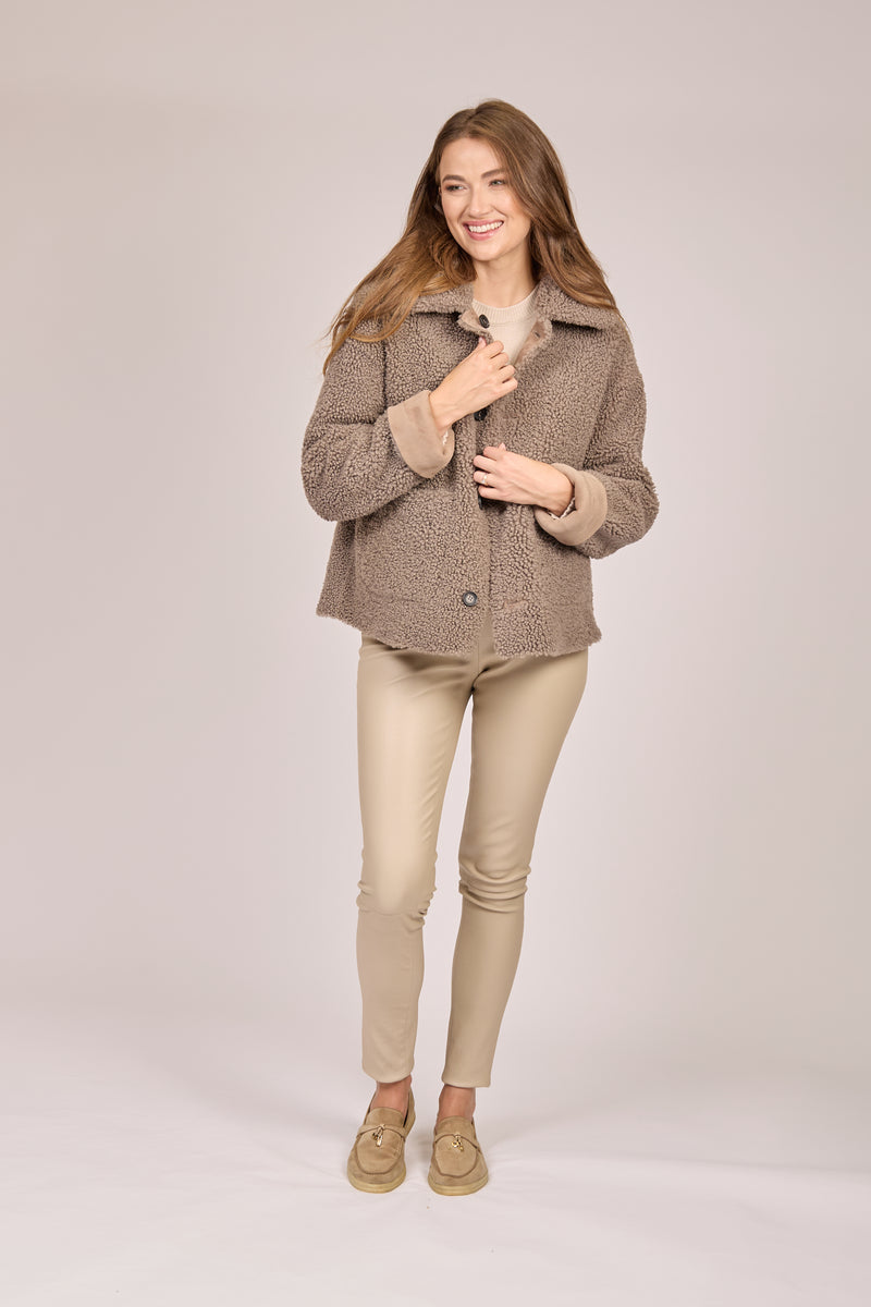 SHEARLING JACKET-GHIAIA