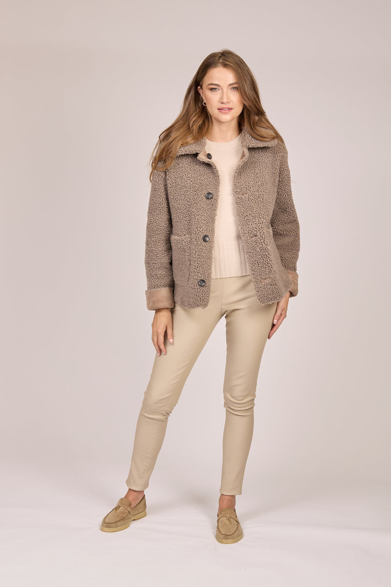 SHEARLING JACKET-GHIAIA