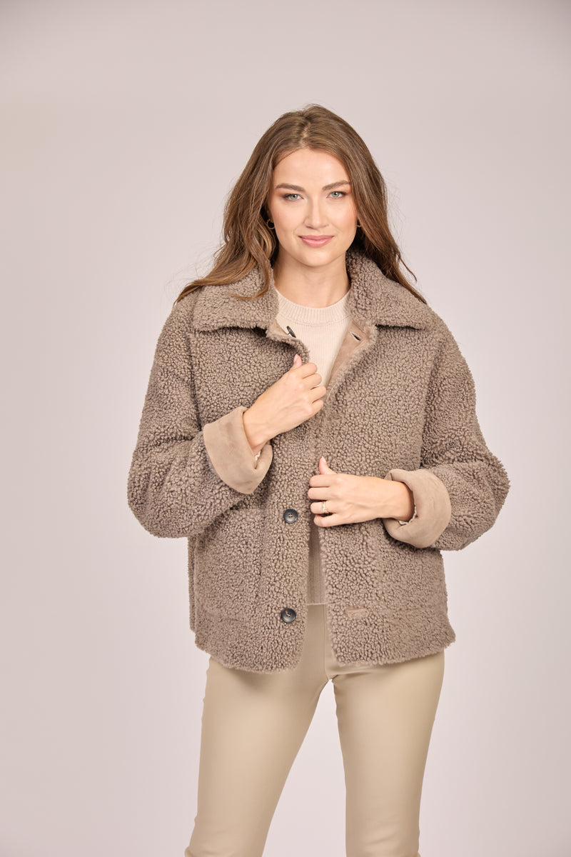 SHEARLING JACKET-GHIAIA