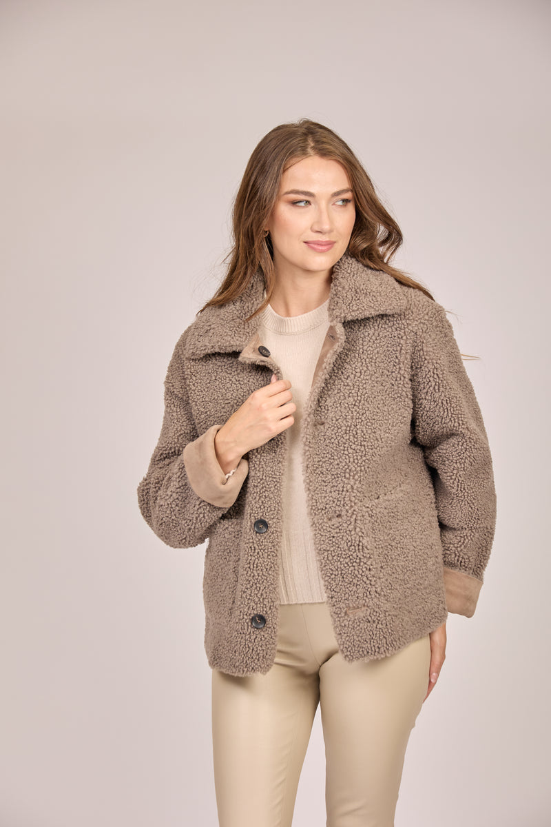 SHEARLING JACKET-GHIAIA