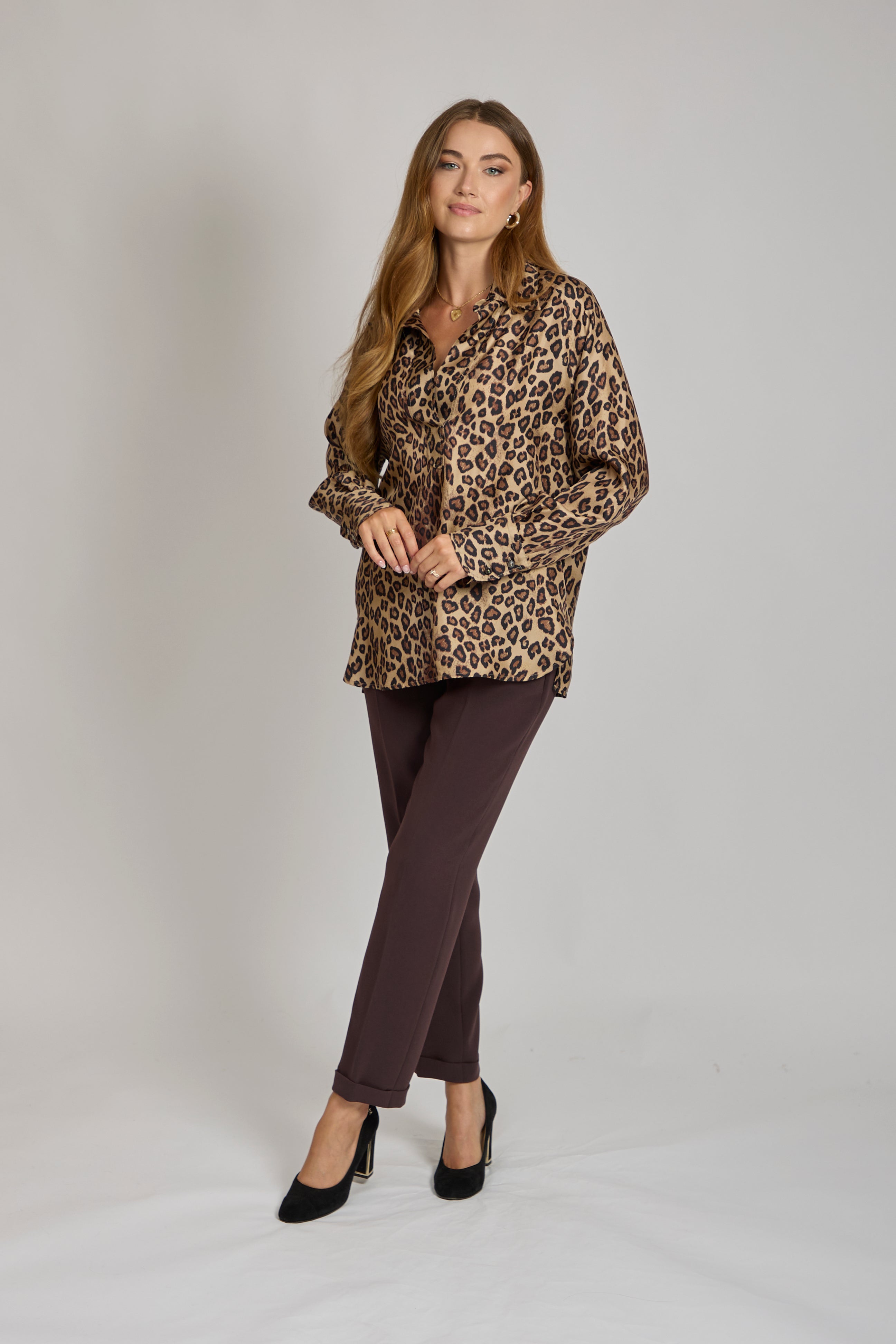SILK SHIRT-SABBIA