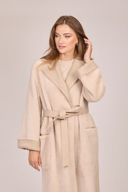 SHEARLING COAT-ANGORA