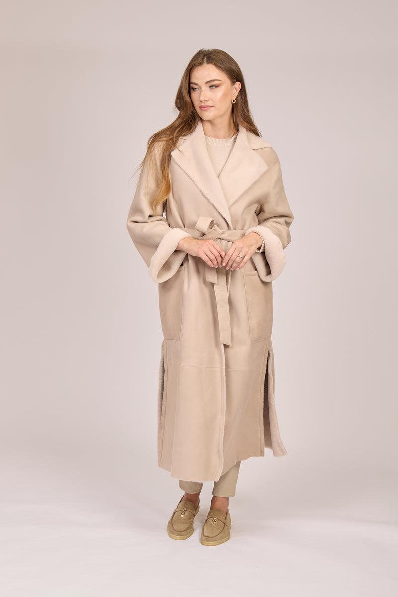 SHEARLING COAT-ANGORA