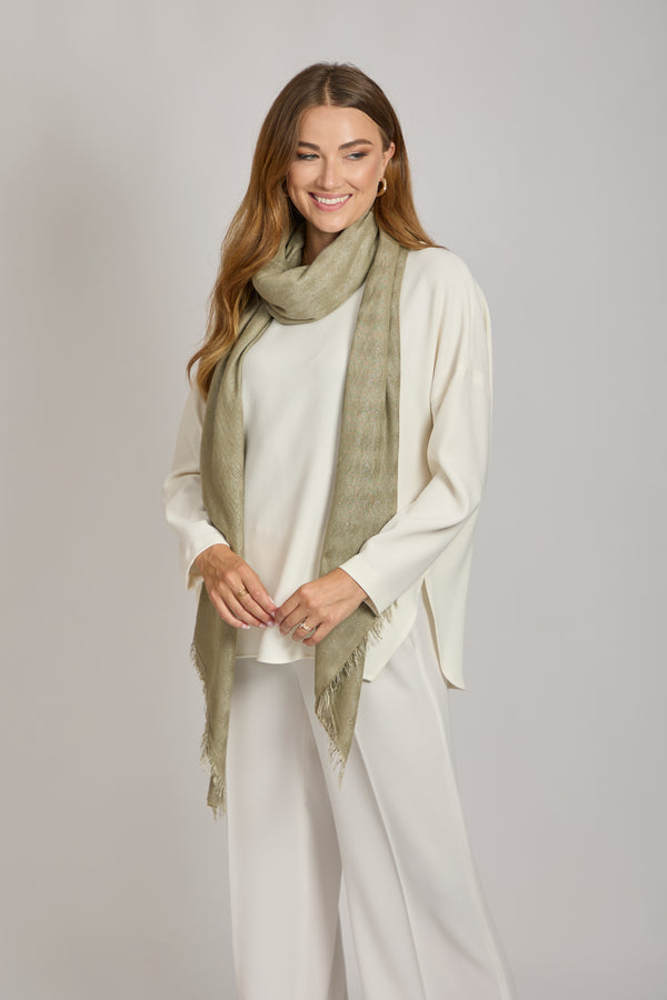 DEGRADE SCARF-KAKI