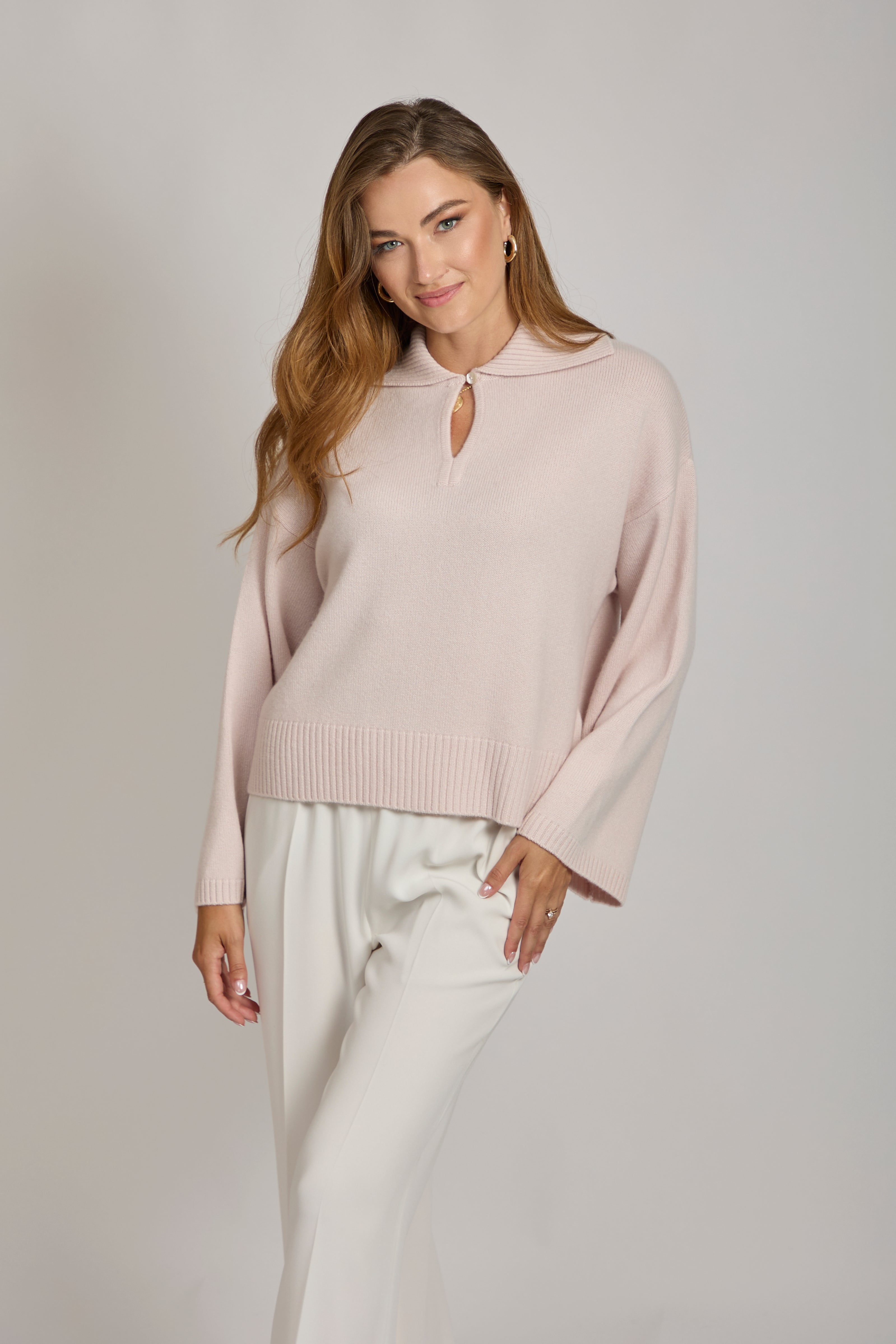 CASHMERE JUMPER- PINK