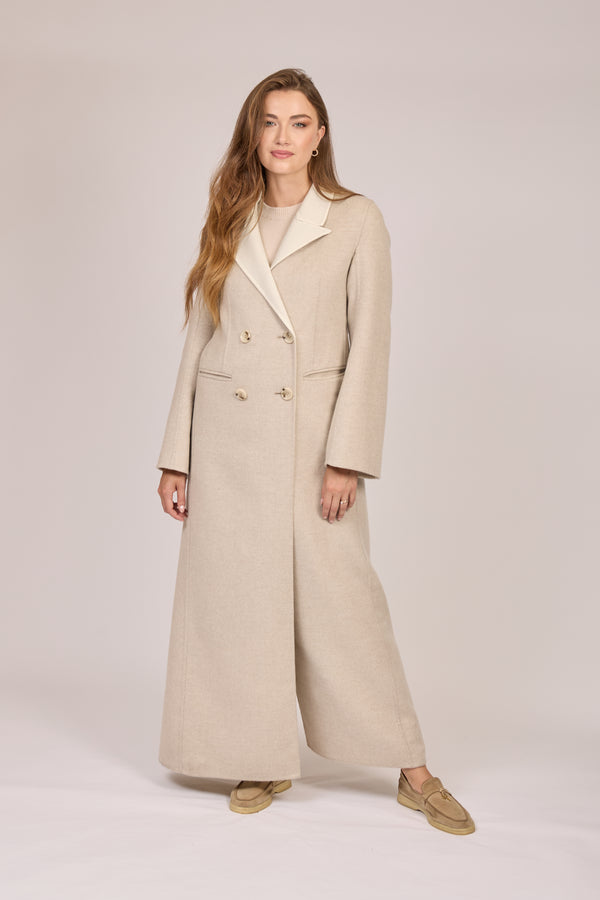 LONG CASHMERE COAT-ANGORA