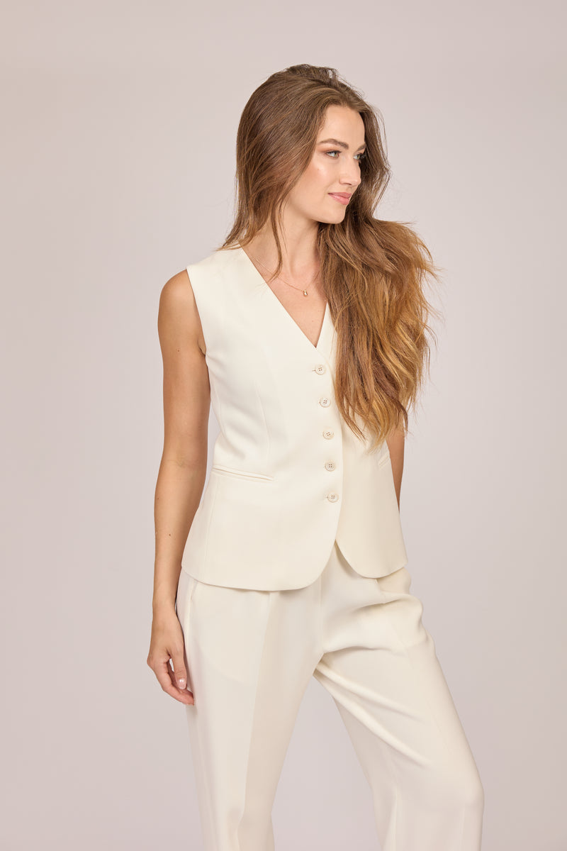 VEST-WHITE