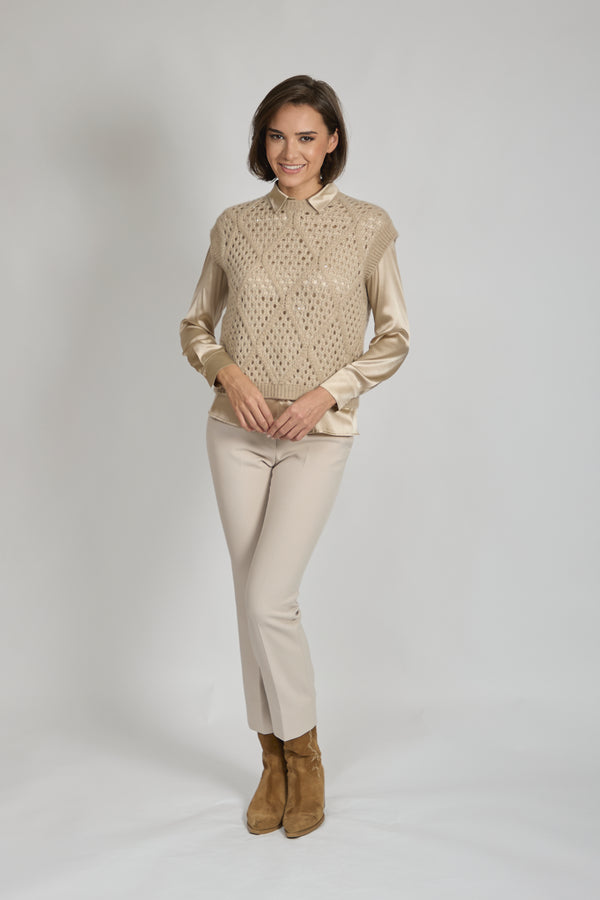 CASHMERE VEST-BURRO