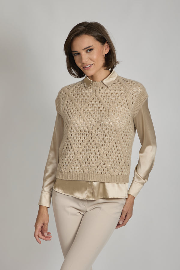 CASHMERE VEST-BURRO
